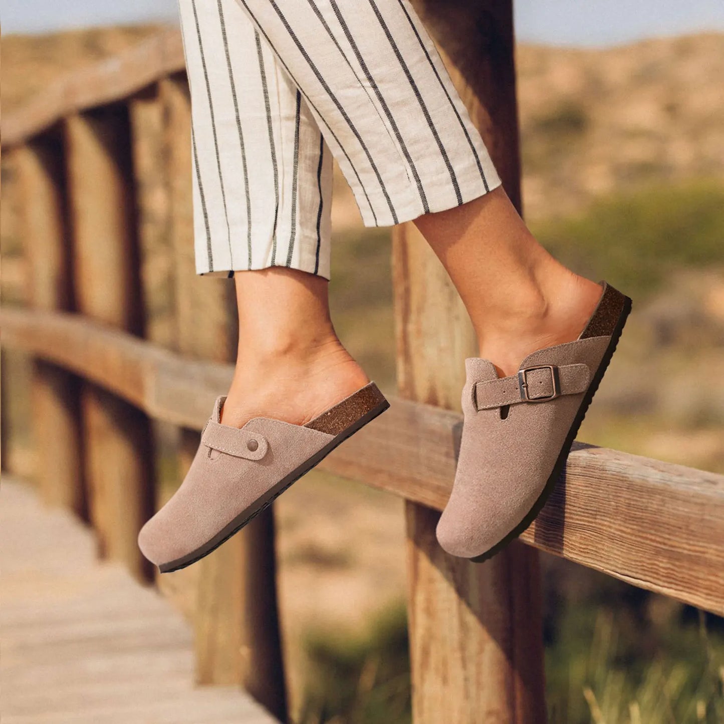 Belnore Suede Clogs