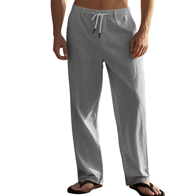 Zanzibar Wide Linen Pants