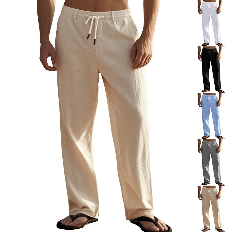 Zanzibar Wide Linen Pants