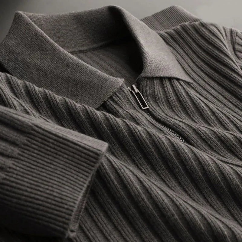 Courchevel Striped Polo Sweater