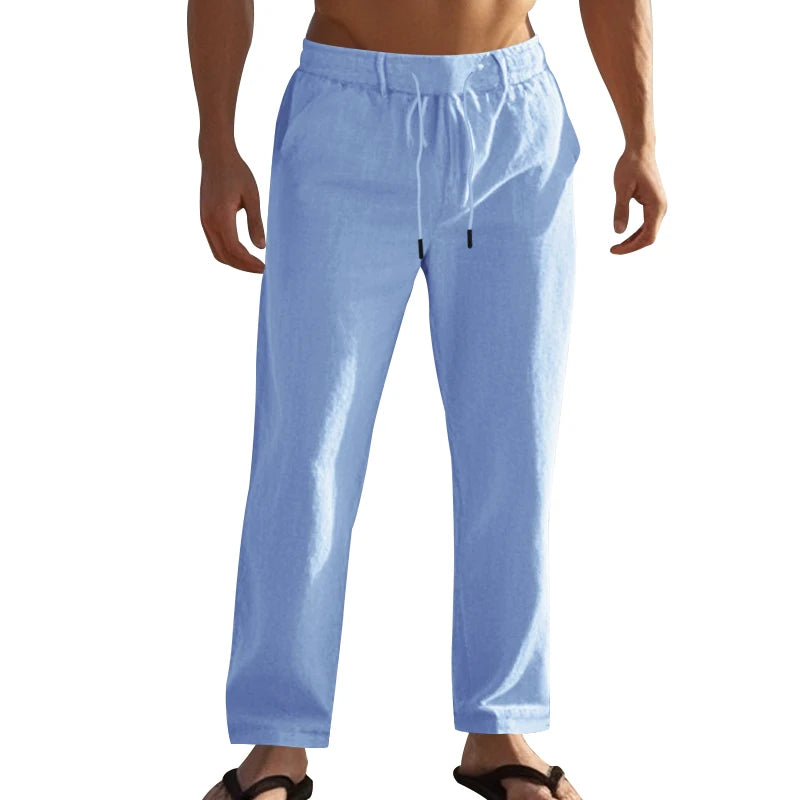 Zanzibar Wide Linen Pants