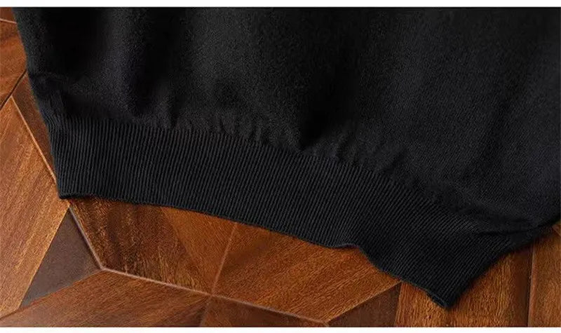 Korean Superfine Merino Cashmere T-shirt Men Base Layer Merino Shirt Wicking Breathable Short T-shirt Luxury Clothing Thick