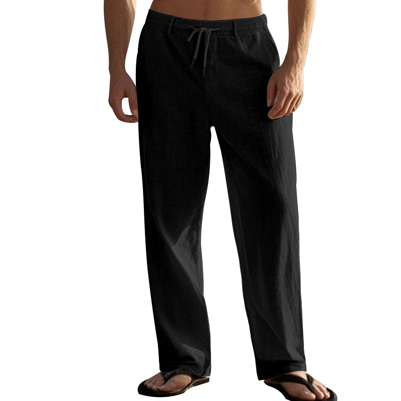 Zanzibar Wide Linen Pants