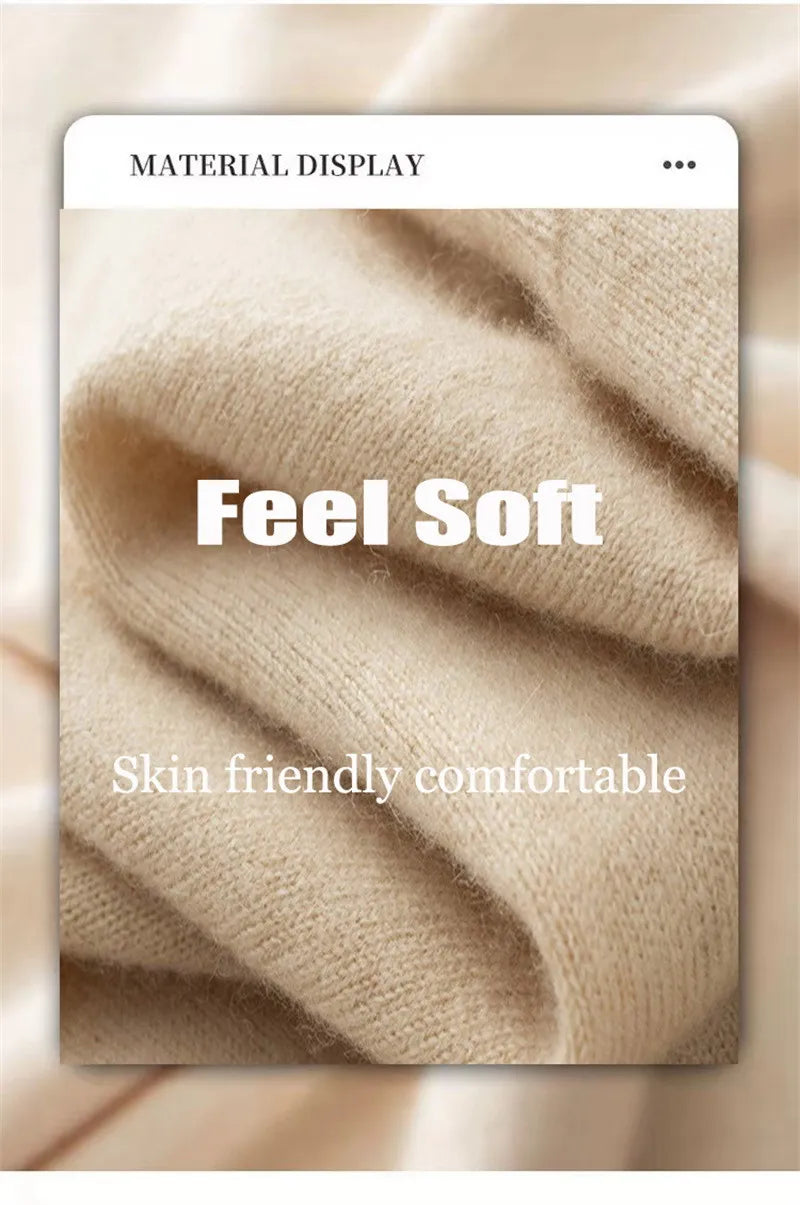 Korean Superfine Merino Cashmere T-shirt Men Base Layer Merino Shirt Wicking Breathable Short T-shirt Luxury Clothing Thick
