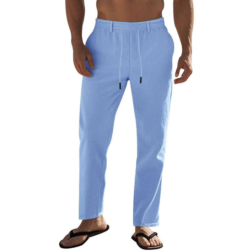 Zanzibar Wide Linen Pants