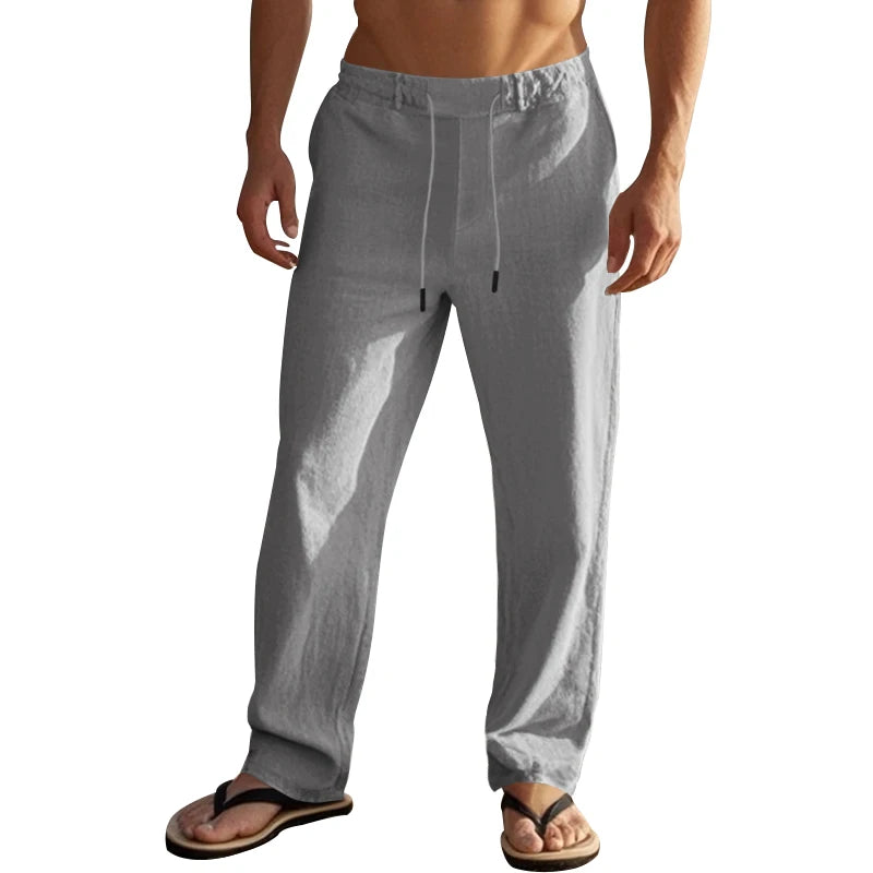 Zanzibar Wide Linen Pants
