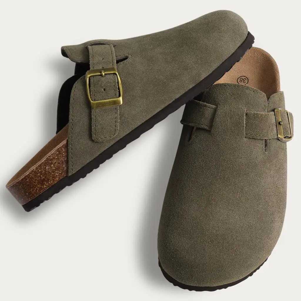 Belnore Suede Clogs