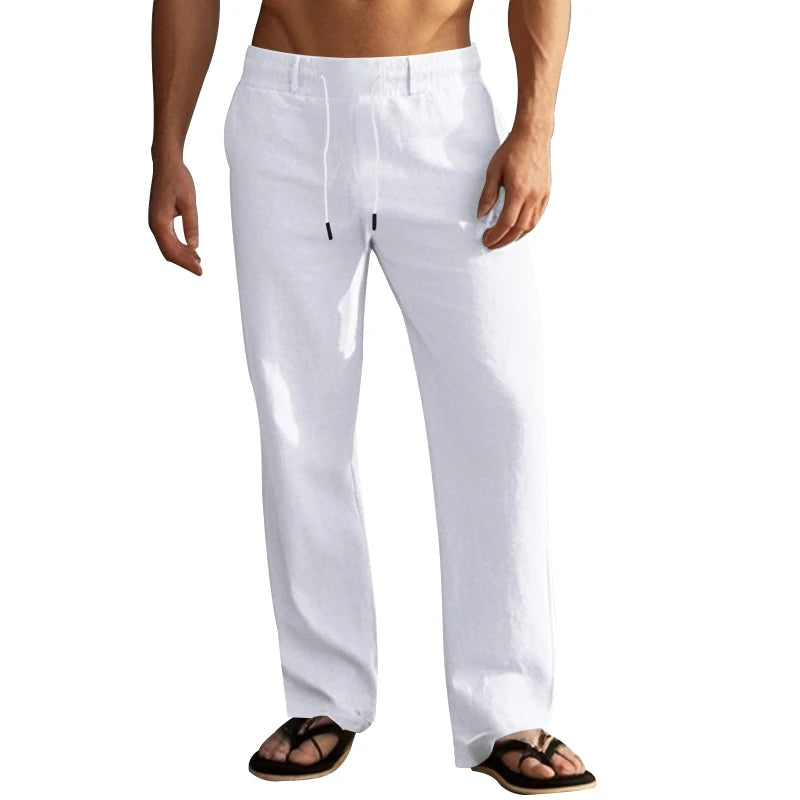 Zanzibar Wide Linen Pants