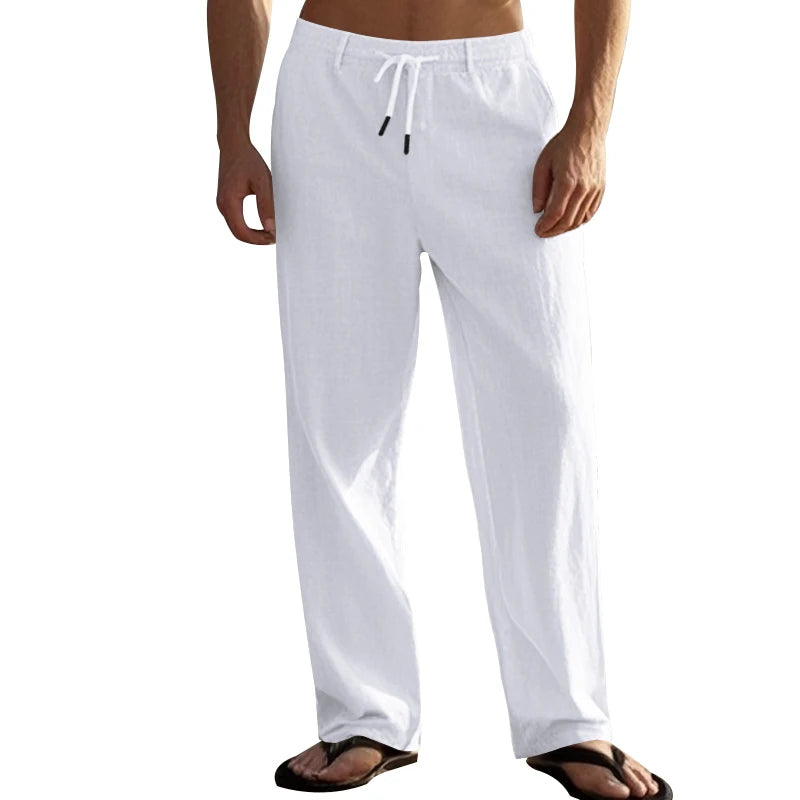 Zanzibar Wide Linen Pants