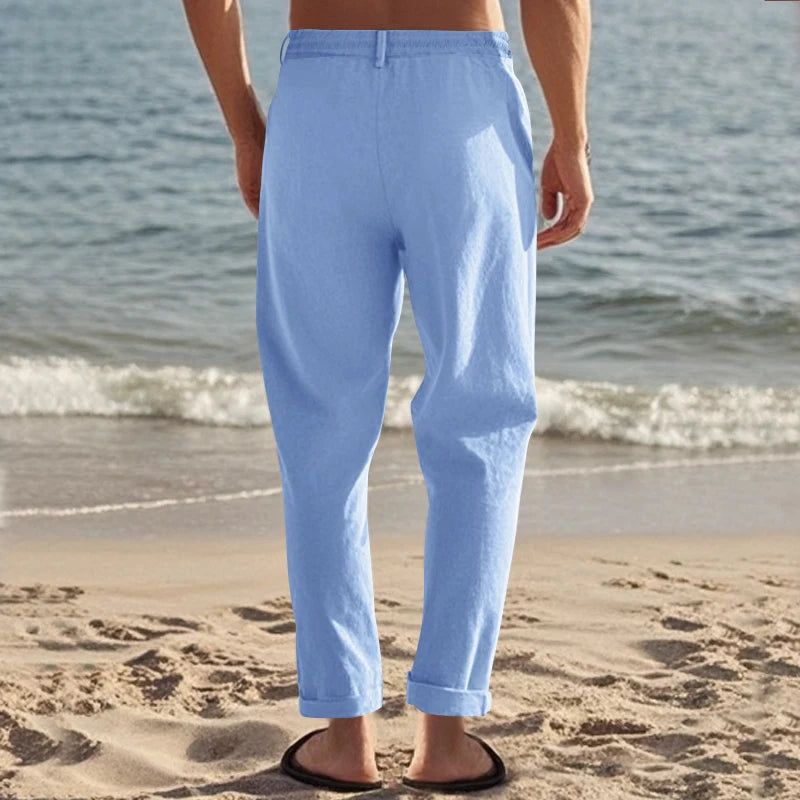 Zanzibar Wide Linen Pants