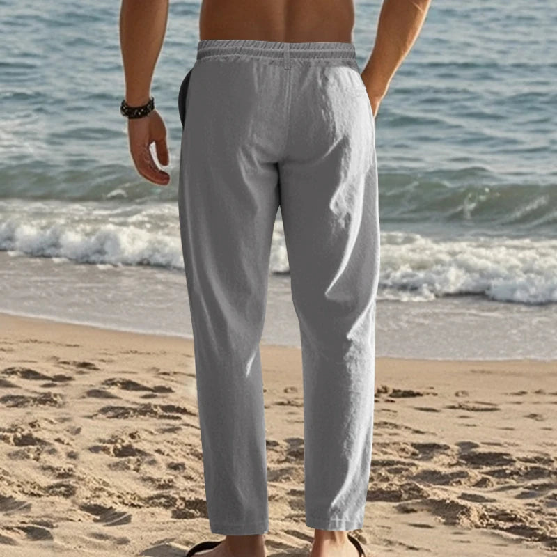 Zanzibar Wide Linen Pants