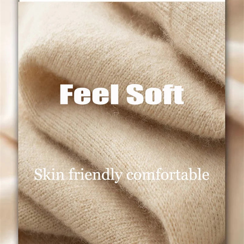 Korean Superfine Merino Cashmere T-shirt Men Base Layer Merino Shirt Wicking Breathable Short T-shirt Luxury Clothing Thick
