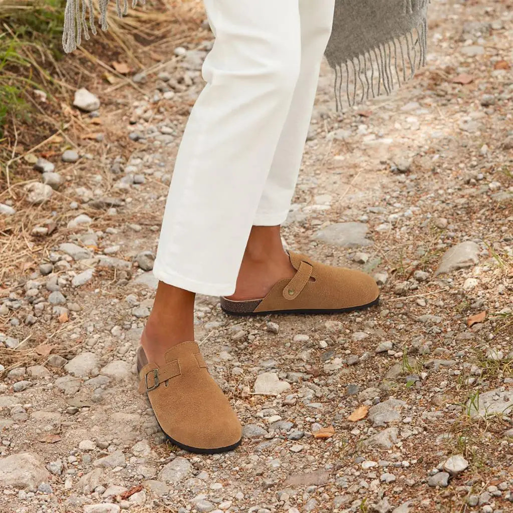 Belnore Suede Clogs