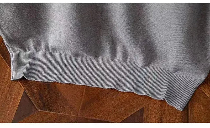 Korean Superfine Merino Cashmere T-shirt Men Base Layer Merino Shirt Wicking Breathable Short T-shirt Luxury Clothing Thick