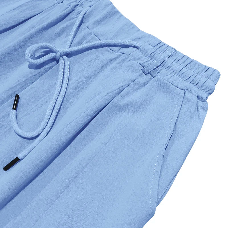Zanzibar Wide Linen Pants
