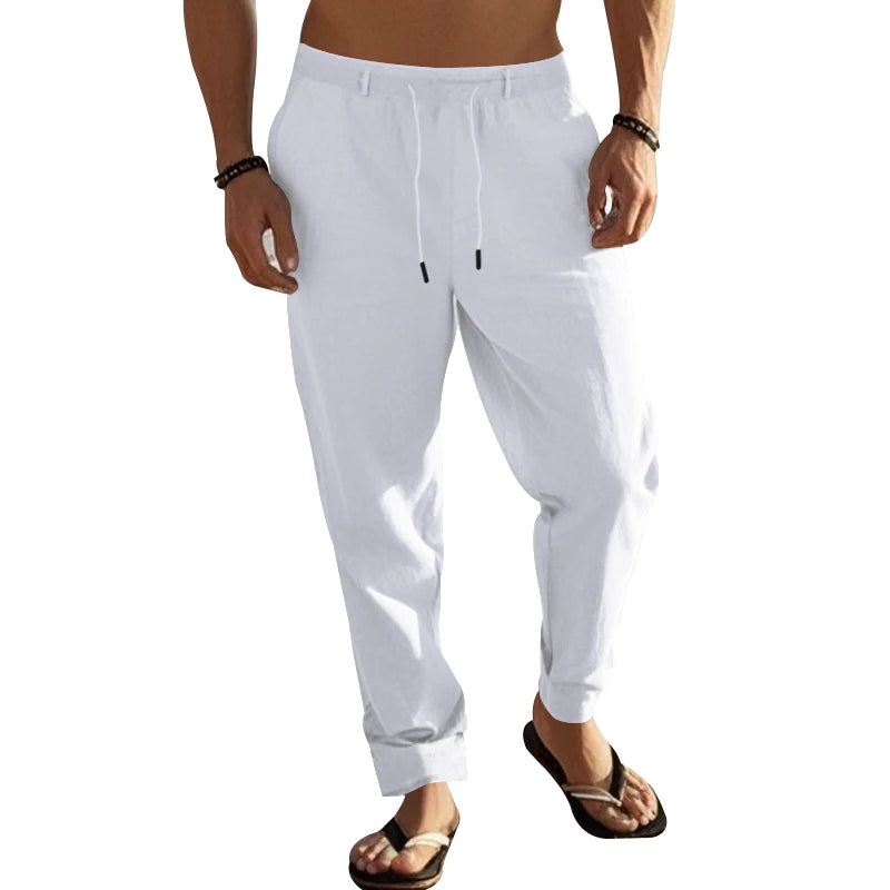 Zanzibar Wide Linen Pants
