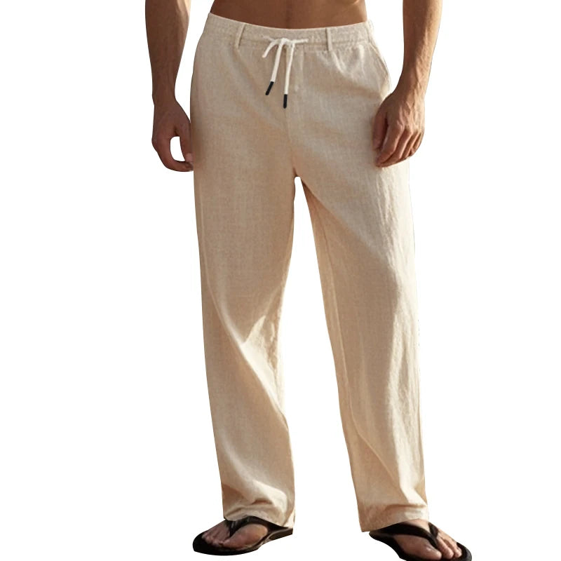 Zanzibar Wide Linen Pants