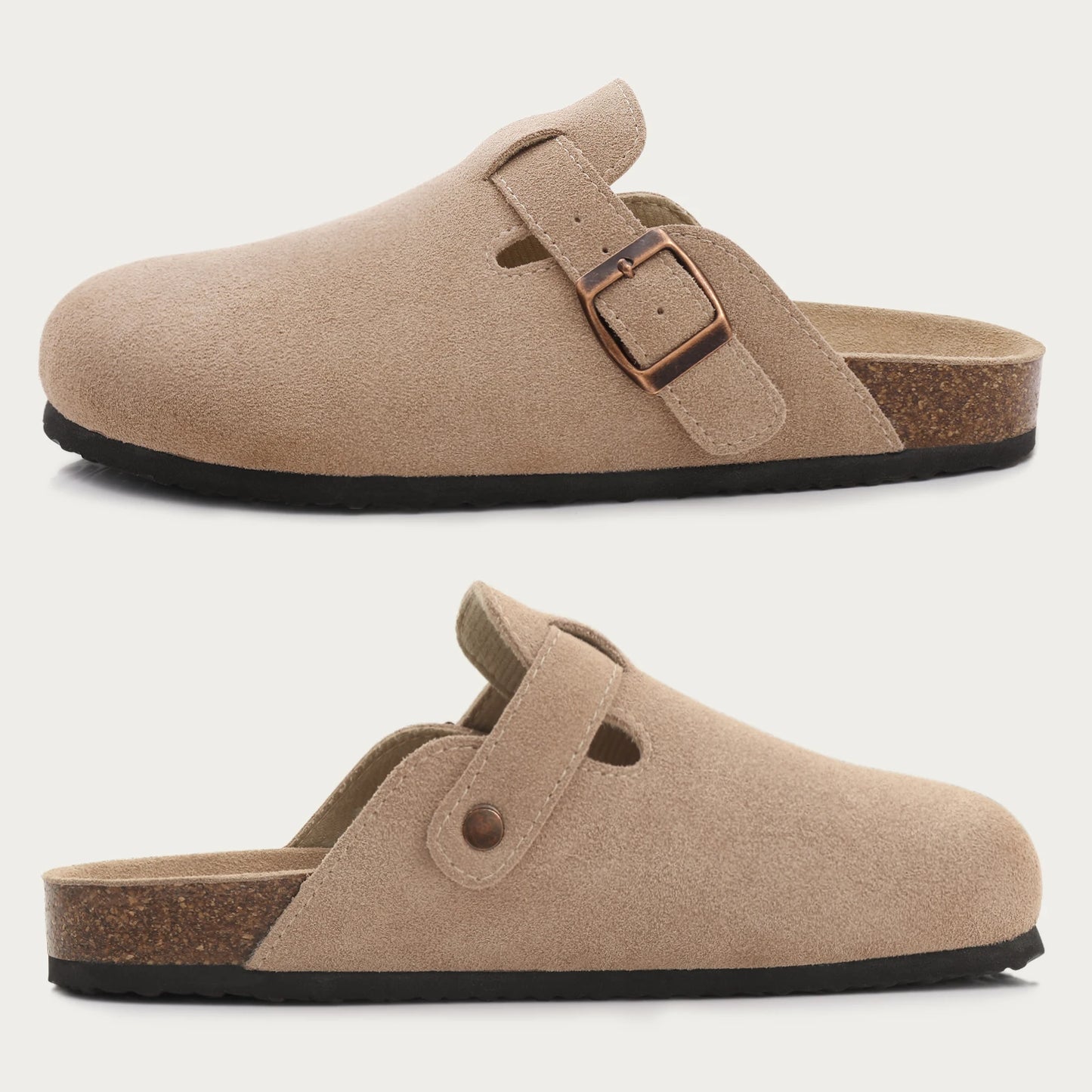 Belnore Suede Clogs