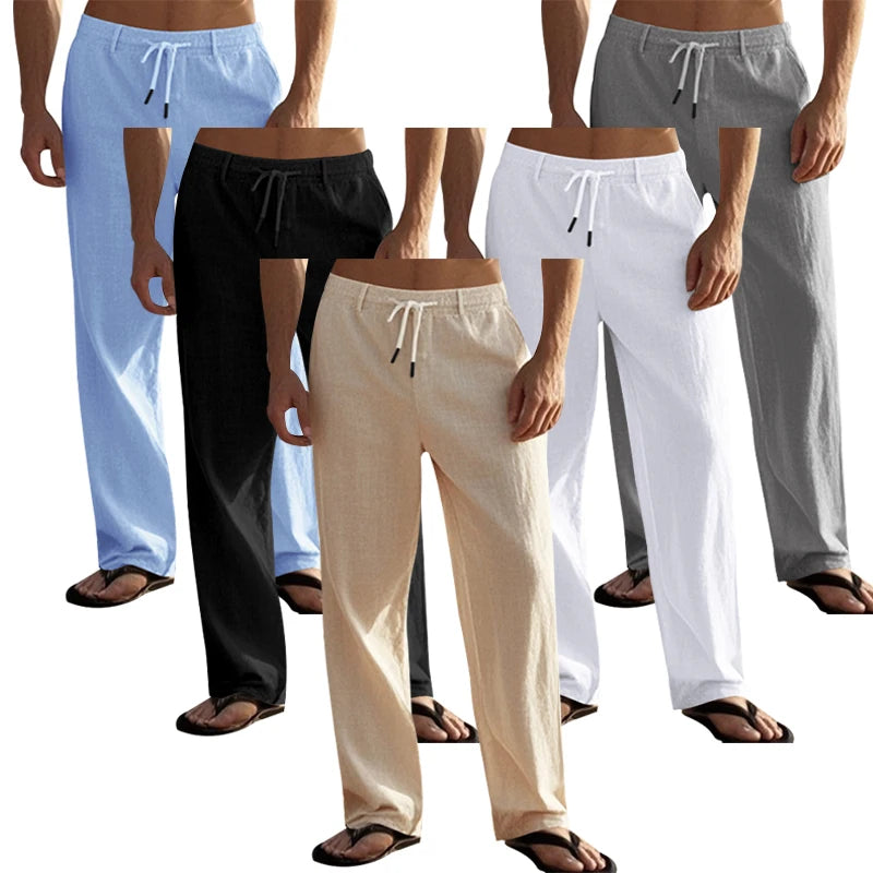 Zanzibar Wide Linen Pants