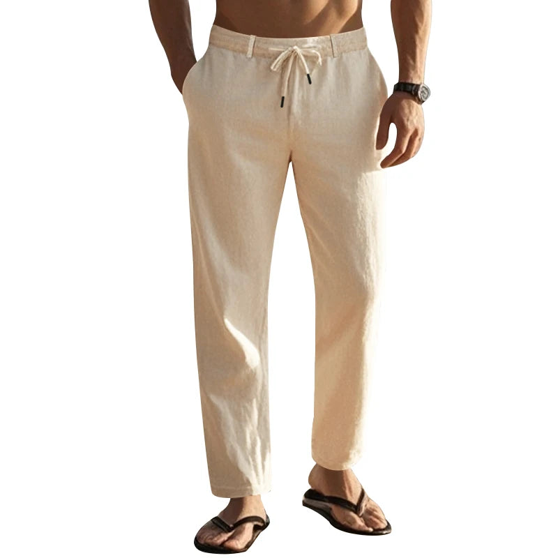 Zanzibar Wide Linen Pants