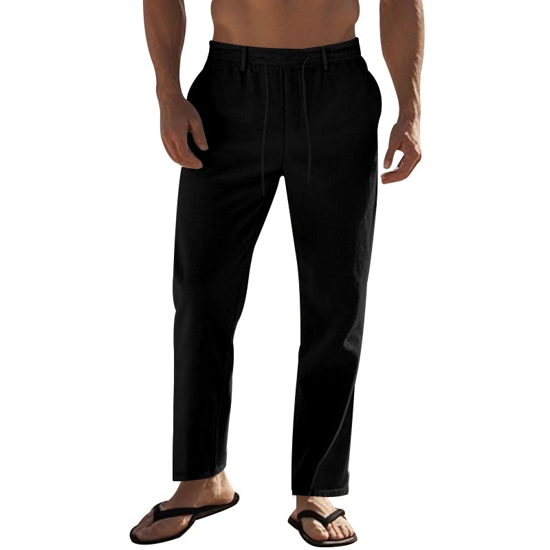 Zanzibar Wide Linen Pants