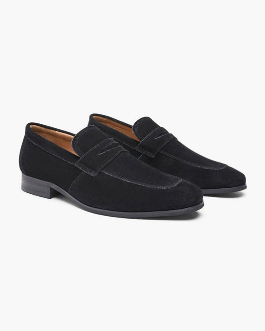 Belnore Suede Penny Loafers