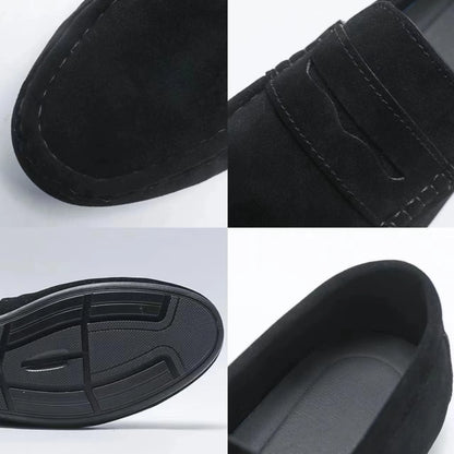 Suede Driver Loafers