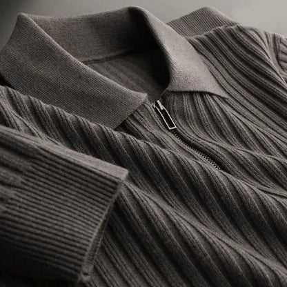 Courchevel Striped Polo Sweater