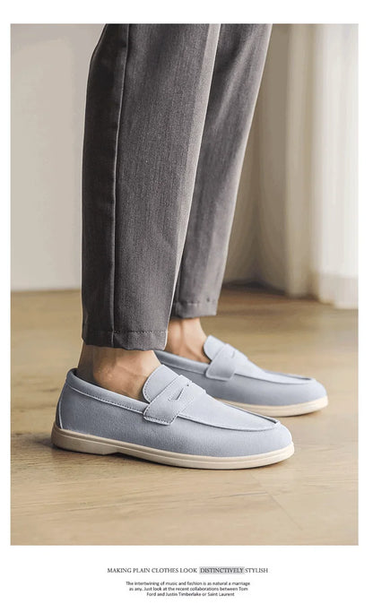Belnore Suede Penny Loafers