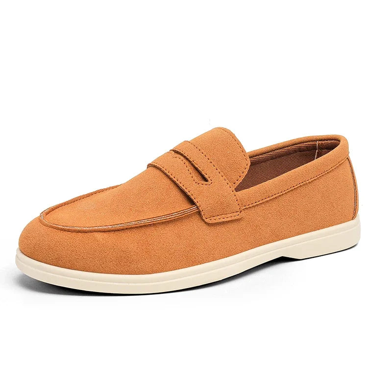 Belnore Suede Penny Loafers