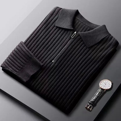 Courchevel Striped Polo Sweater