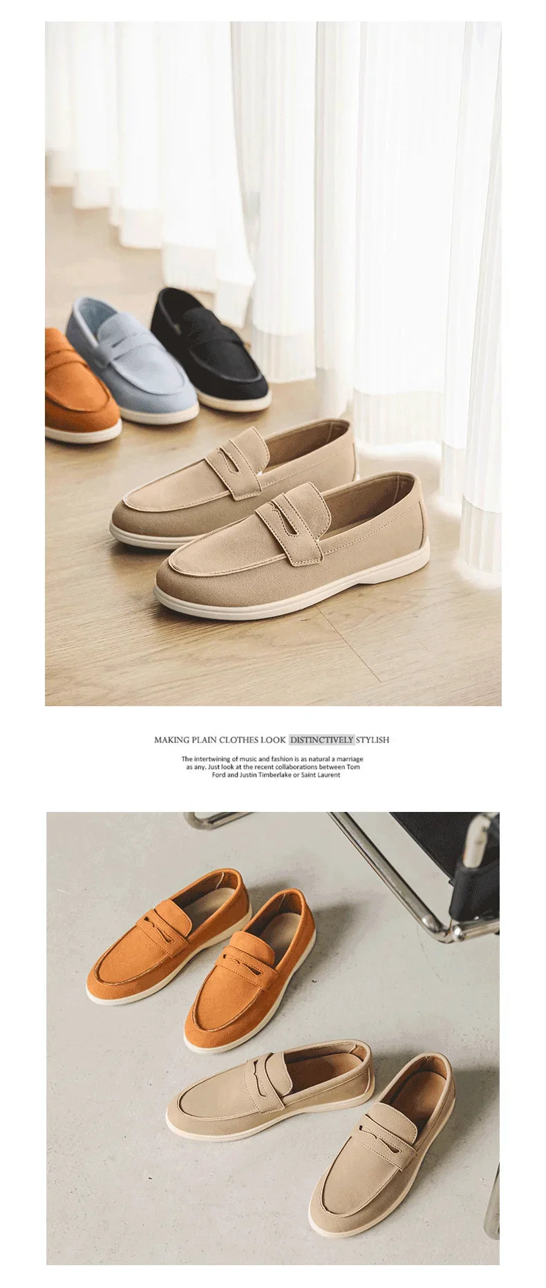 Belnore Suede Penny Loafers