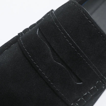 Suede Driver Loafers