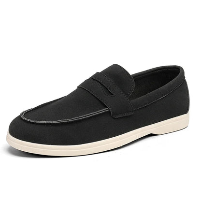 Belnore Suede Penny Loafers