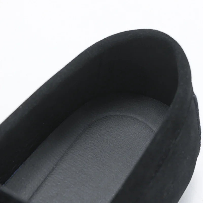Suede Driver Loafers