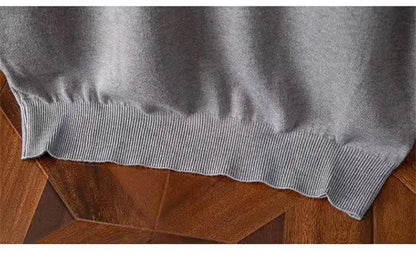 Korean Superfine Merino Cashmere T-shirt Men Base Layer Merino Shirt Wicking Breathable Short T-shirt Luxury Clothing Thick