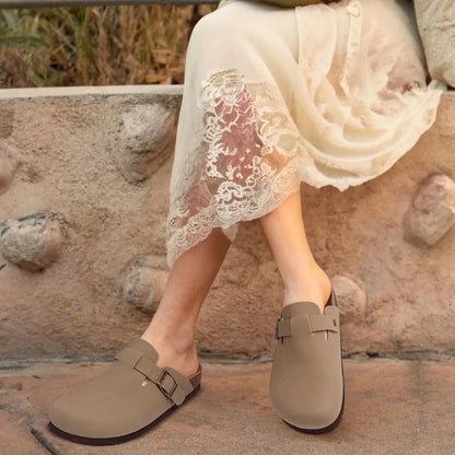 Belnore Suede Clogs